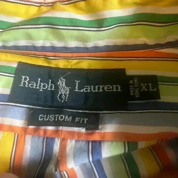 Vintage Deadstock Polo  Ralph Lauren Men’s Button Shirt XL - Picture 4 of 5